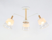 Люстра на штанге Ambrella Light TR TR4737 цвет плафона/подвески Белый, Прозрачный, цвет арматуры Белый, Коричневый-2