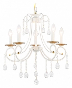 Люстра Ambrella Light TR TR4916 цвет плафона/подвески Прозрачный, цвет арматуры Белый, Золото