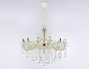 Люстра Ambrella Light TR TR4929 цвет плафона/подвески Прозрачный, Синий, цвет арматуры Белый, Золото-4