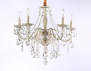 Люстра Ambrella Light TR TR4944 цвет плафона/подвески Прозрачный, цвет арматуры Белый, Золото-2