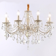 Люстра Ambrella Light TR TR4945 цвет плафона/подвески Прозрачный, цвет арматуры Белый, Золото-1