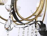 Люстра Ambrella Light TR TR4953 цвет плафона/подвески Прозрачный, цвет арматуры Золото, Черный-6