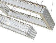 Подвесной светильник Ambrella Light TR TR5007 цвет плафона/подвески Прозрачный, цвет арматуры Золото-3