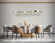 Подвесной светильник Ambrella Light TR TR5025 цвет плафона/подвески Прозрачный, цвет арматуры Золото-7