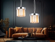 Подвесной светильник Ambrella Light TR TR5102 цвет плафона/подвески Оранжевый, цвет арматуры Хром-3