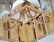 Подвесной светильник Ambrella Light TR TR5149 цвет плафона/подвески Оранжевый, цвет арматуры Золото-2