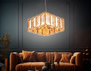 Подвесной светильник Ambrella Light TR TR5149 цвет плафона/подвески Оранжевый, цвет арматуры Золото-6