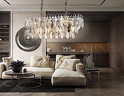 Подвесной светильник Ambrella Light TR TR5259 цвет плафона/подвески Прозрачный, Хром, цвет арматуры Хром-7