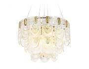 Люстра Ambrella Light TR TR5388 цвет плафона/подвески Прозрачный, цвет арматуры Золото-1