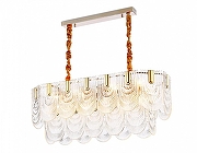 Подвесной светильник Ambrella Light TR TR5389 цвет плафона/подвески Прозрачный, цвет арматуры Золото-3