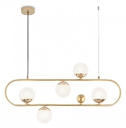 Подвесной светильник Ambrella Light TR TR5433 цвет плафона/подвески Прозрачный, цвет арматуры Золото-1