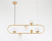 Подвесной светильник Ambrella Light TR TR5433 цвет плафона/подвески Прозрачный, цвет арматуры Золото-3