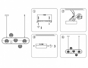 Подвесной светильник Ambrella Light TR TR5433 цвет плафона/подвески Прозрачный, цвет арматуры Золото-8