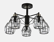 Люстра на штанге Ambrella Light TR TR5870 цвет плафона/подвески Прозрачный, цвет арматуры Бронза, Коричневый-1