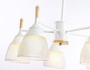 Люстра на штанге Ambrella Light TR TR8012 цвет плафона/подвески Белый, цвет арматуры Белый, Коричневый-4