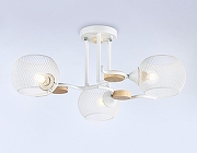 Люстра на штанге Ambrella Light TR TR80163 цвет плафона/подвески Белый, цвет арматуры Белый, Коричневый-1