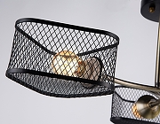 Люстра на штанге Ambrella Light TR TR80171 цвет плафона/подвески Черный, цвет арматуры Бронза, Черный-3