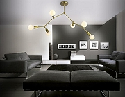 Люстра на штанге Ambrella Light TR TR8038 цвет арматуры Латунь-4