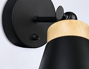 Бра Ambrella Light TR TR8214 цвет плафона/подвески Черный, цвет арматуры Коричневый, Черный-5