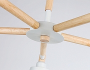 Люстра на штанге Ambrella Light TR TR82208 цвет плафона/подвески Белый, цвет арматуры Белый, Коричневый-5