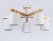 Люстра на штанге Ambrella Light TR TR83113 цвет плафона/подвески Белый, цвет арматуры Белый, Коричневый-2