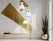 Подвесной светильник Ambrella Light TR TR8467 цвет плафона/подвески Белый, Золото, цвет арматуры Белый, Золото-4