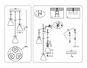 Подвесной светильник Ambrella Light TR TR8467 цвет плафона/подвески Белый, Золото, цвет арматуры Белый, Золото-5