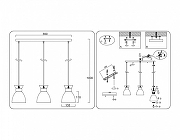 Подвесной светильник Ambrella Light TR TR8469 цвет плафона/подвески Черный, Золото, цвет арматуры Золото, Черный-4