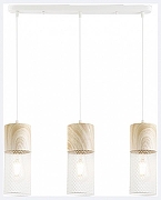 Подвесной светильник Ambrella Light TR TR8499 цвет плафона/подвески Белый, Коричневый, цвет арматуры Белый, Коричневый