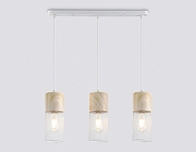 Подвесной светильник Ambrella Light TR TR8499 цвет плафона/подвески Белый, Коричневый, цвет арматуры Белый, Коричневый-1