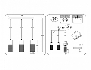 Подвесной светильник Ambrella Light TR TR8501 цвет плафона/подвески Черный, цвет арматуры Черный-5