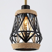 Подвесной светильник Ambrella Light TR TR8521 цвет плафона/подвески Оранжевый, цвет арматуры Бронза, Черный