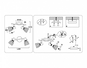 Спот Ambrella Light TR TR8660 цвет плафона/подвески Черный, цвет арматуры Золото, Черный-5