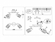 Спот Ambrella Light TR TR8668 цвет плафона/подвески Черный, цвет арматуры Бронза, Черный-6