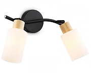 Спот Ambrella Light TR TR8721 цвет плафона/подвески Белый, цвет арматуры Коричневый, Черный