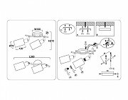 Спот Ambrella Light TR TR8721 цвет плафона/подвески Белый, цвет арматуры Коричневый, Черный-6