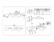 Спот Ambrella Light TR TR8722 цвет плафона/подвески Белый, цвет арматуры Коричневый, Черный-5