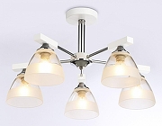 Люстра на штанге Ambrella Light TR TR9093 цвет плафона/подвески Белый, цвет арматуры Белый, Хром-2