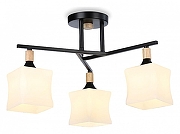 Люстра на штанге Ambrella Light TR TR9493 цвет плафона/подвески Белый, цвет арматуры Коричневый, Черный