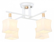 Люстра на штанге Ambrella Light TR TR9495 цвет плафона/подвески Белый, цвет арматуры Белый, Коричневый