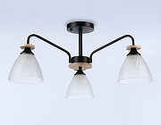 Люстра на штанге Ambrella Light TR TR9564 цвет плафона/подвески Белый, цвет арматуры Коричневый, Черный-2