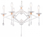 Люстра Ambrella Light TR TR9596 цвет плафона/подвески Прозрачный, цвет арматуры Белый, Коричневый