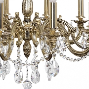 Люстра Dio D’Arte Treviso Treviso E 1.1.10.200 COG цвет плафона/подвески Прозрачный, цвет арматуры Золото-4