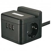 Удлинитель Uniel Standard UL-00011252 цвет Черный