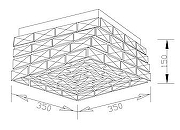 Накладной светильник Moderli Venice V10473-CL цвет плафона/подвески Прозрачный, цвет арматуры Хром-3