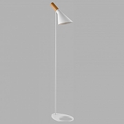 Торшер Moderli Turin V10475-1F цвет плафона/подвески Белый, Коричневый, цвет арматуры Белый