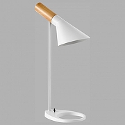 Настольная лампа офисная Moderli Turin V10477-1T цвет плафона/подвески Белый, Красный, цвет арматуры Белый