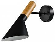 Бра Moderli Turin V10480-1W цвет плафона/подвески Коричневый, Черный, цвет арматуры Черный