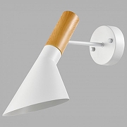 Бра Moderli Turin V10481-1W цвет плафона/подвески Белый, Коричневый, цвет арматуры Белый