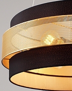 Подвесной светильник Moderli Gela V10492-6P цвет плафона/подвески Черный, Золото, цвет арматуры Черный-4